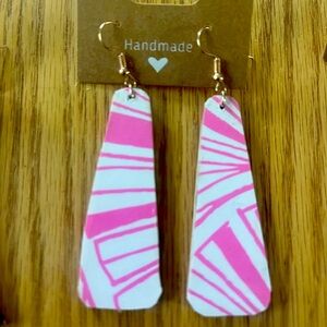 Lilly pulitzer print earrings